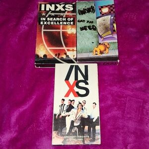 3 INXS VHS Movie Lot Bundle